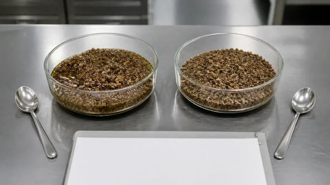 Minced Summer Truffle in Olive Oil vs Brine for Food Production