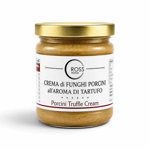 Porcini Mushroom Truffle Cream with 78% Boletus edulis in a 180 g glass jar