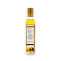 White Truffle Extra Virgin Olive Oil bottle with gold cap and label for gourmet cooking